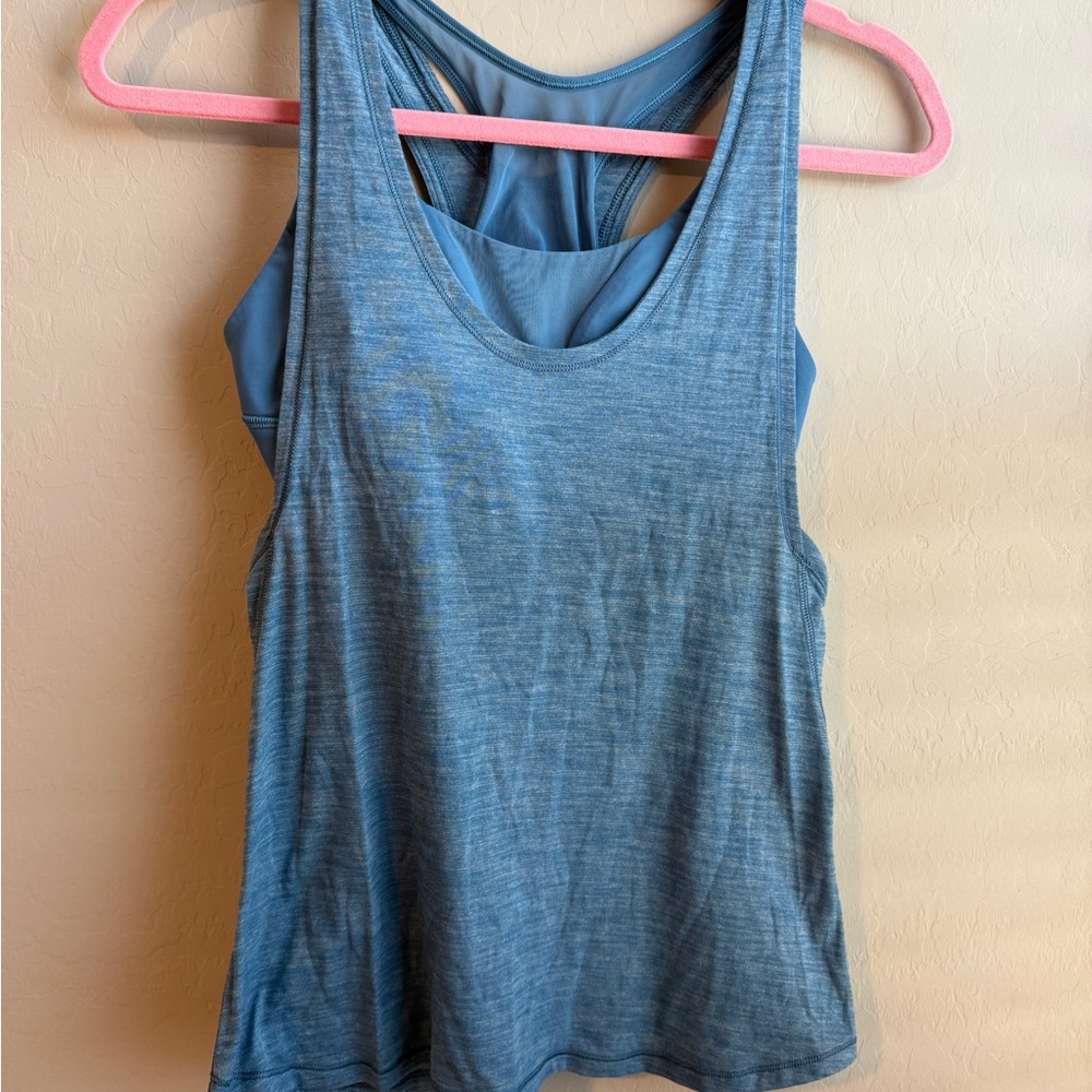 Lululemon Athletica Blue Tank Top